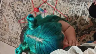 Pregnant Witch Joins Lesbian Orgy with Femdom Maid Play