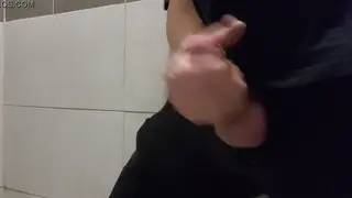 Guy Strokes His Cock Outdoors In Public Masturbation Clip