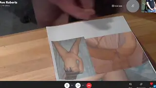 Guy Jerks Off Over Wife Photos as Husband Watches