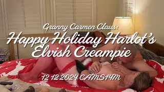 BBW Granny Cosplays for Holiday Creampie