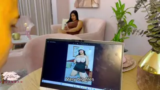 Voluptuous Latina Wife Rides Technician While Husband Watches