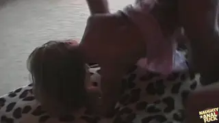 Blonde and Brunette Share Anal Threesome With Deep Riding