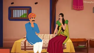 Indian Couple Gets Intimate in Bathroom Setting