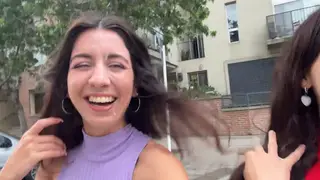 Petite Brunette Takes a Facial Then Walks Outside