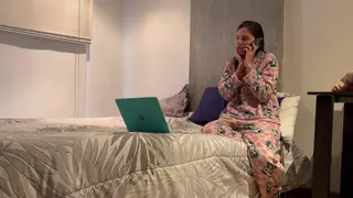 Latina Lesbians Lick and Scissor in Bedroom and Shower Compilation