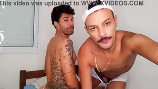 Latino Stud Takes Control in Rough Bareback Ride