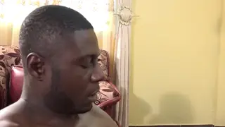 Muscular Bodyguard Dominates Ebony Boss in Office Encounter