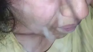 Stepdad Demands a Deep Blowjob and Cum in Mouth