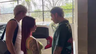 Curvy Latina Takes Her Boyfriend's Friend in the Back Seat