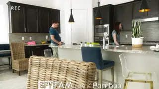 Redhead Stepsister Caught Masturbating Leads to Stepbrother Sex