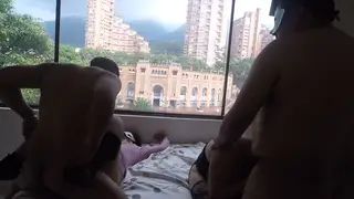 Latina Wife Stars in Holiday Swinging Compilation