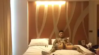 Thai Stud Barebacks Tourist in Hotel Holiday Hookup