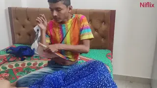 Indian Housewife Enjoys Doggystyle With Servant