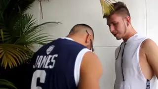 Brazilian Twink Gives POV Blowjob Then Rides Bareback
