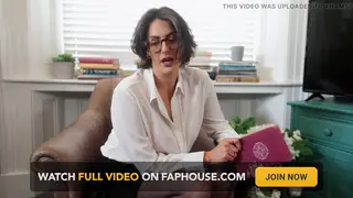 MILF Lecturer Commands the Desk in Femdom Solo Tease