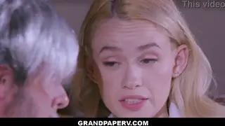 Petite Blonde Teen Takes a Big Cock