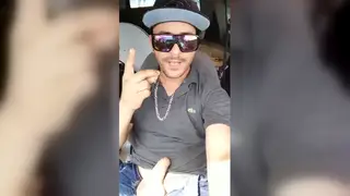 Solo Guy Works His Cock in a Grainy Self-Shot Clip