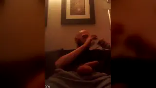 Smoking Soloist Strokes While Puffing a Cigar