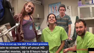 Redhead Student Submits to Anal Toys and Interracial Shower Exam