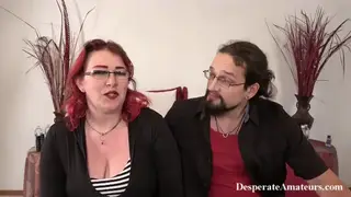 Redhead MILF Auditions With Two Men in Casting Threesome