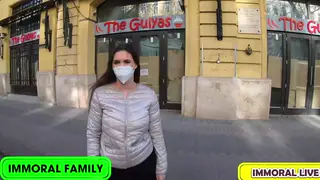 European Babe Leads Femdom Threesome