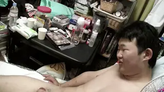 Japanese MILF Shared in Uncensored Threesome with Older Men