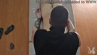 Masseur Works a Thick Cock With His Mouth