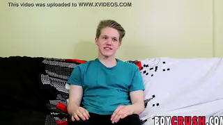 Slim Twink Auditions in Casting Solo Session
