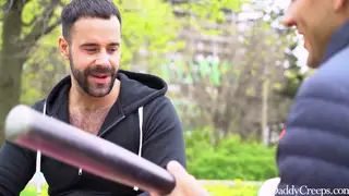 Stepson Rides His Hairy Stepdad in a Deep Doggystyle Session