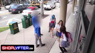 Busty Office Employee Services Interrogator with Mouth and Pussy