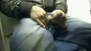 Cyber Cafe Patron Gets a Handjob From the Waitress