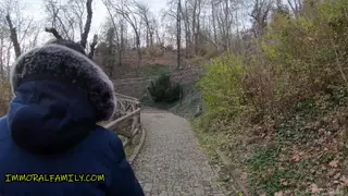 Blonde Teen Gets Tag-Teamed by Older Man and Stepson