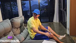 Twink Services BBC Delivery Guy with Deep Blowjob to Cumshot