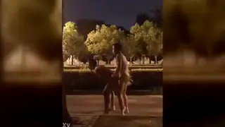 Latino Couple Has Quick Sex on the Street