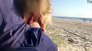 Busty MILF Surprises with Public Handjob and Outdoor Anal