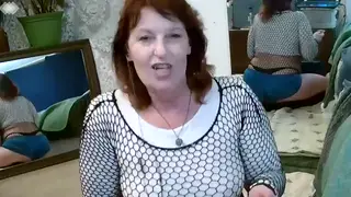 Voluptuous Mature Woman Dances and Teases Solo