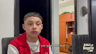 Latino Twink Gives Spanking POV Blowjob Before Bareback