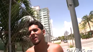 Guy Swallows Thick Cock in Bareback Hookup