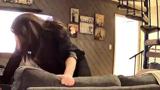 Brunette MILF Dominates Her Husband Until She Squirts