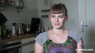 Brunette Beauty Fingers Herself to Climax in Bathtub