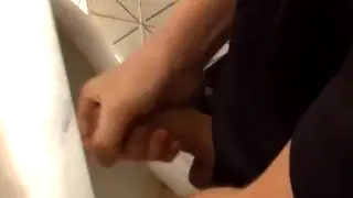 European Twink Gives Blowjob in Bathroom Setting