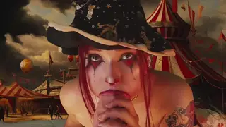 Tattooed Cosplayer Stretches Her Cheeks With a Giant Dildo