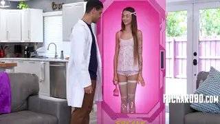 Petite Teen Submits to Futuristic Sexbot Programming