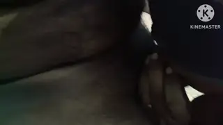 Indian Wife Kneels in Bathroom for Her Man