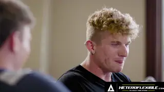 Inked Redhead Jock Pounds Slim Neighbor Bareback