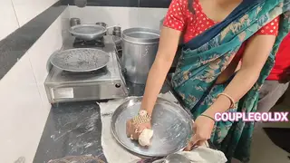 Curvy Wife Pisses in Kitchen Before Deepthroat Fuck