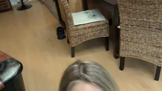 Busty Blonde Teen Caught Masturbating by Older Man