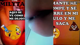 Voluptuous Latina Rides Hard For Anal Creampie While Partner Watches