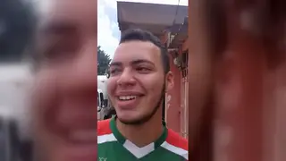 Amateur Guy Stretches Himself With a Salami