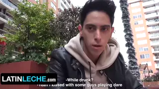 Latino Teen Takes Bareback Doggystyle in Hotel